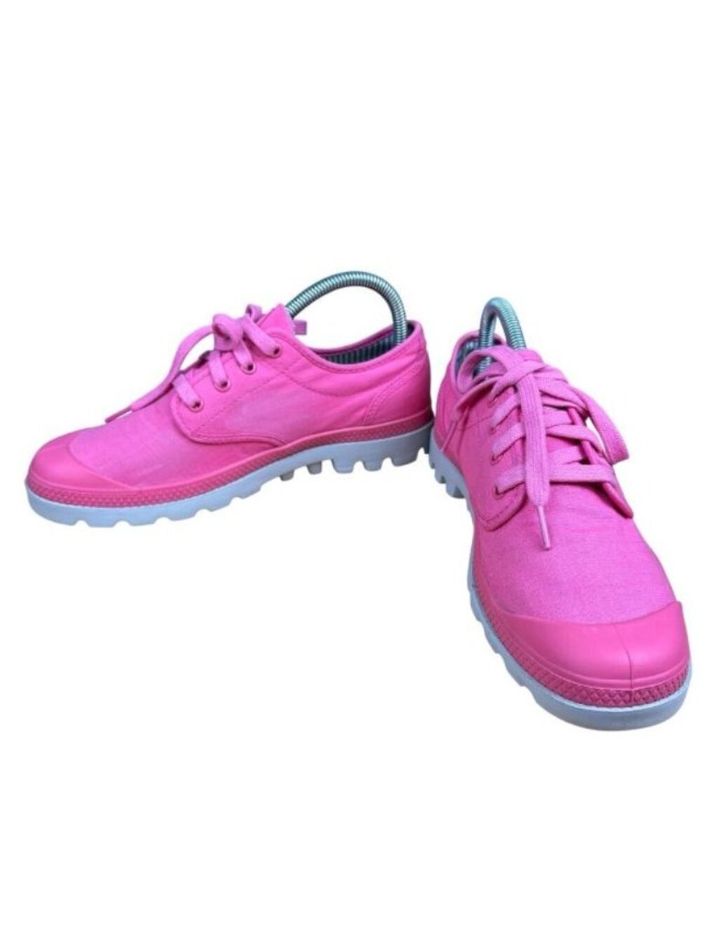 Palladium Pampa Oxford Hot Pink Sneakers DriLex Sweat Control Breathability Sz 9